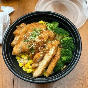 Fried Chicken Katsu Bowl