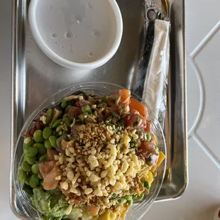 Poke Bowl Tuna, Salmon, spicy Tuna
