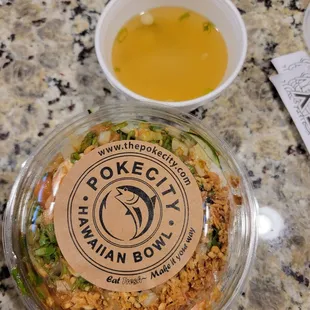 Small poke bowl $11.95