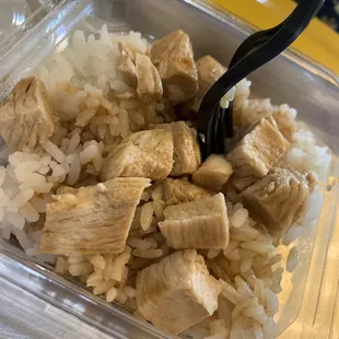 Teriyaki chicken kids bowl