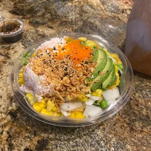 Poke Bowl with 2 Protein