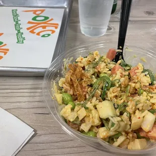 Bowl with 2 Protein -ahi tuna