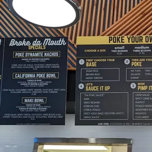 Menu (as of Sept 2022)