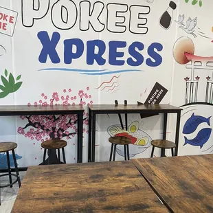 Inside store.  So cute