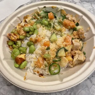 The aftermath of poke bowl