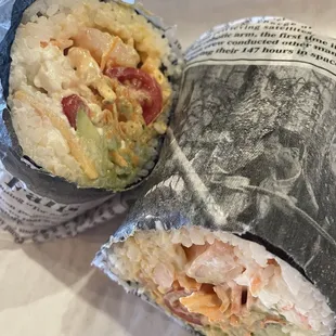 My daughter is obsessed w their sushi burritos