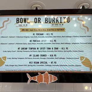 Updated menu as of 03/13/2023