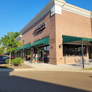 Exterior of restaurant