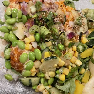 spicy salmon Medium Poke Bowl