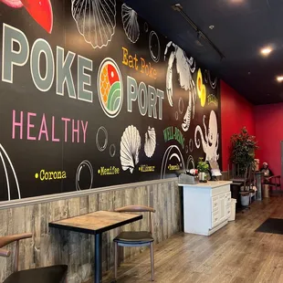 the interior of pokeport healthy