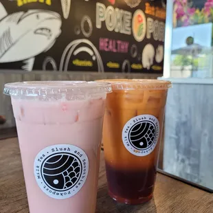 Strawberry Slush &amp; Thai Tea