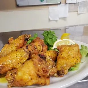 Lemon pepper chicken wings