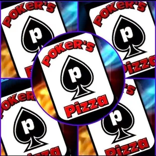 a collage of playing cards
