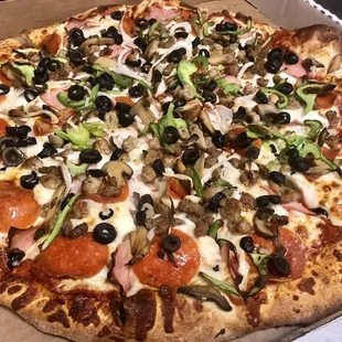 a pizza in a box
