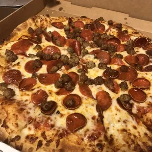 pizza, food