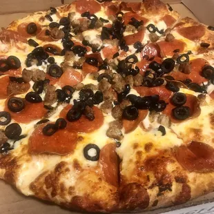 pizza, food