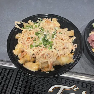 crab salad fries