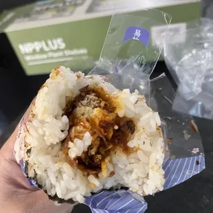 Soft shell crab onigiri