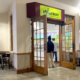 Pokeway at Pioneer Plaza.