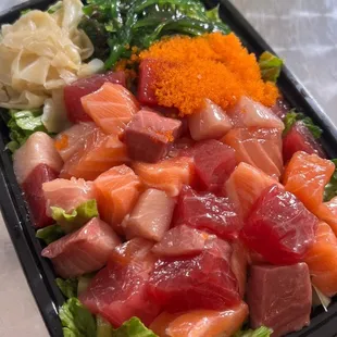 a close up of a plate of food