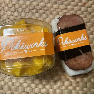 Coco Mango Haupia, Spam Musubi