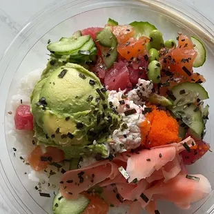 Poke Bowl - Regular (2 Proteins)