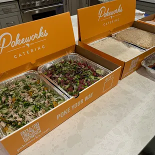 Sesame Chicken and Hawaiian Ahi