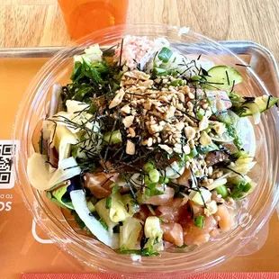Ponzu yuzu salmon bowl