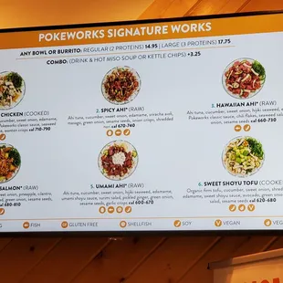 Menu: Signature Works