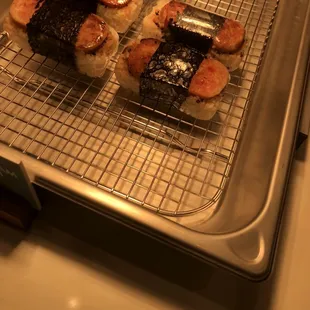 Garlic spam musabi