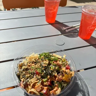 impact tuna plant-based poke bowl