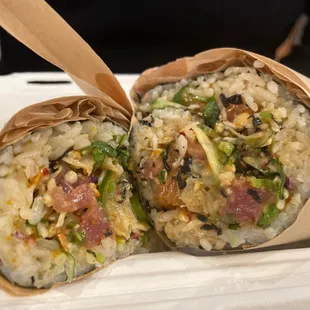 Sushi Poke Burrito - Regular (2 Proteins)