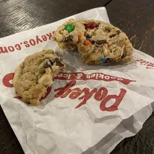 Apparently I'm too savage to wait to take photos of cookies. Tuxedo and monster. Both delicious