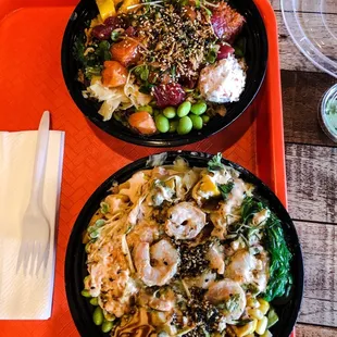 Regular 3 scoop bowls.