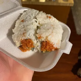 Spicy tuna roll. Wtf... Meatloaf of spicy tuna rolls