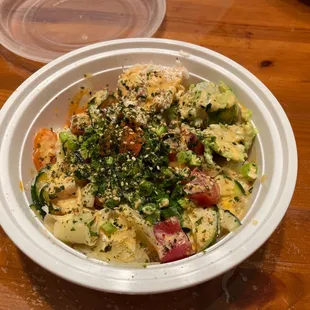 Smallest "large" bowl I've ever seen. Not even a full cup of rice...