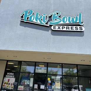 the front of the restaurant