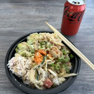 Regular Poki Bowl!!!  Yummy!!