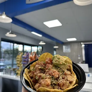 Poke nachos