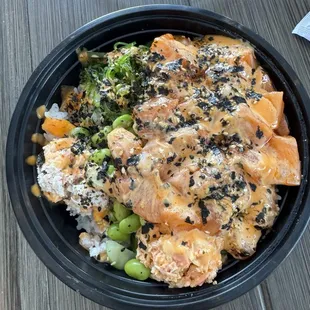 Build Your Poke Bowl (3 Scoops Protein) Large
