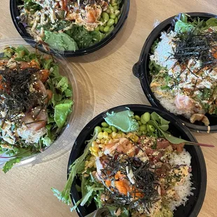 Regular Poki Bowl and Large Poki Bowl
