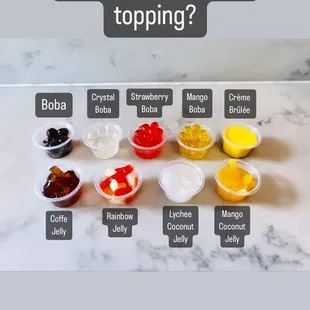 BOBA TOPPINGS