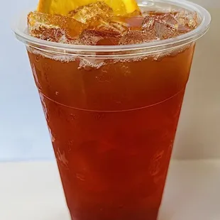 Orange Peach &amp; Strawberry Green Tea