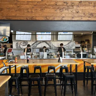 Food ordering and creating line
