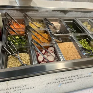 Toppings Bar