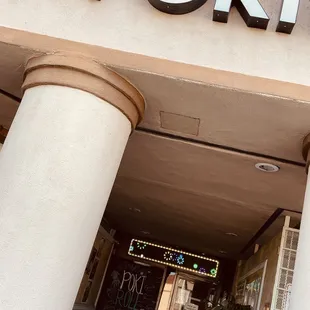 Outside view of restaurant (a lot bigger inside than it looks outside)