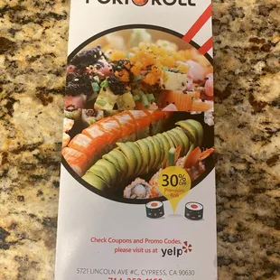 To go menu. The prices are not current, we were told so I was encouraged to take pics of menu board inside.