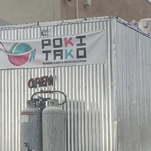 a sign on a building