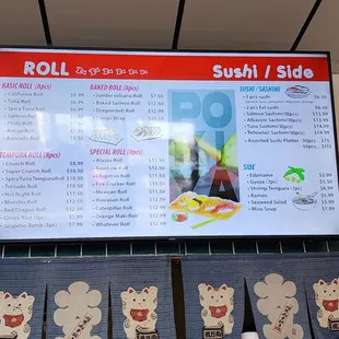 Menu as of 5/2024