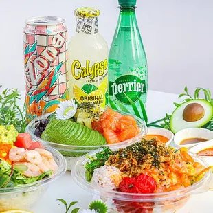 sushi, sashimi, sushi and sashimi, food